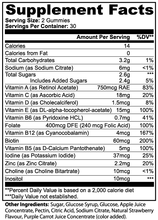 Multivitamínico em Gomas Elevafit – Adultos