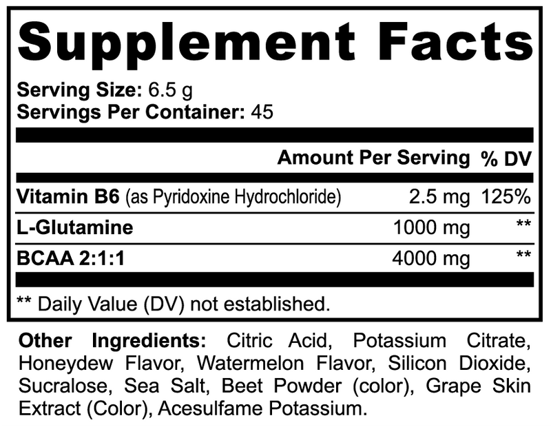 BCAA Pós-Treino – Melão e Melancia
